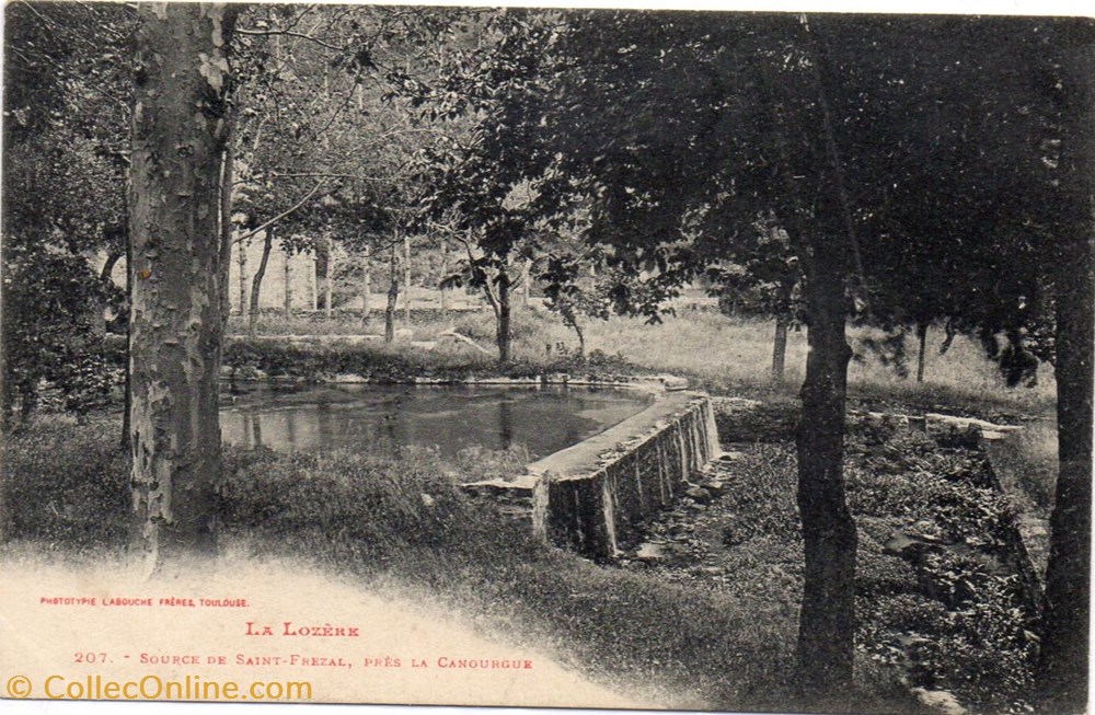 C15 - 207 - Source de St Frézal cartes postales europe france c15 207 source de st frezal