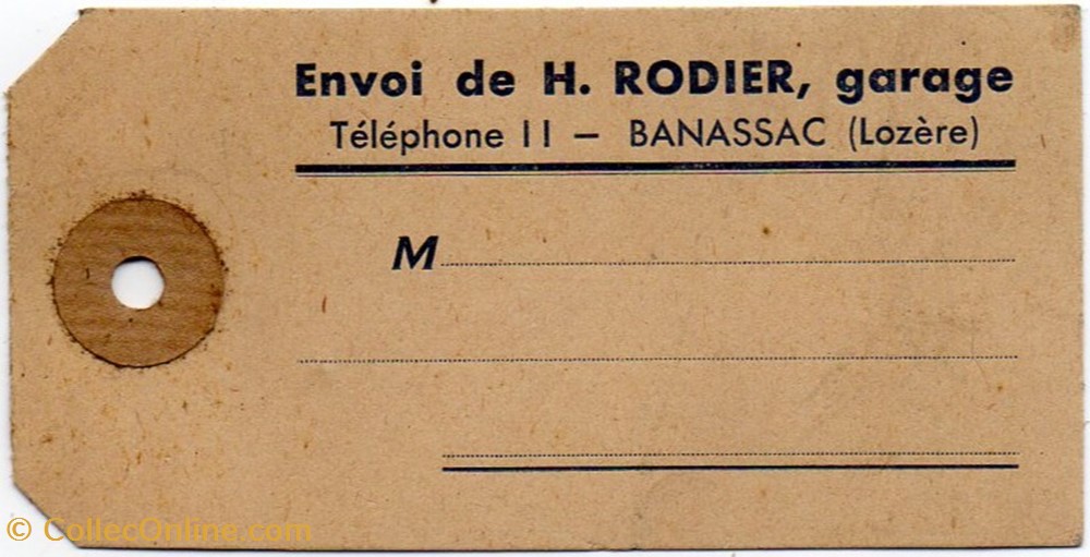 Rodier Henri (1940) documents anciens factures commerciaux rodier henri 1940