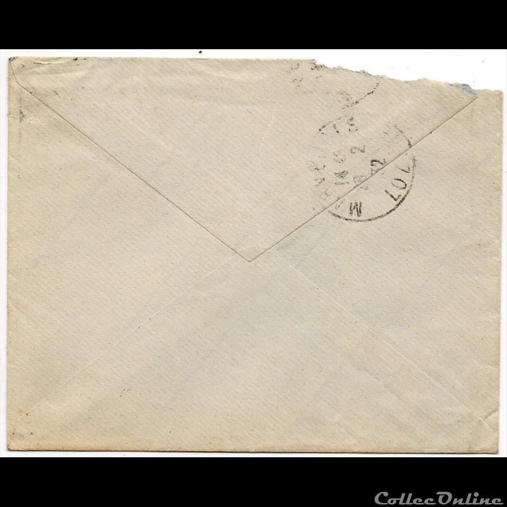 1932 - Cachets type A4 marque postale europe france 1932 cachets type a4