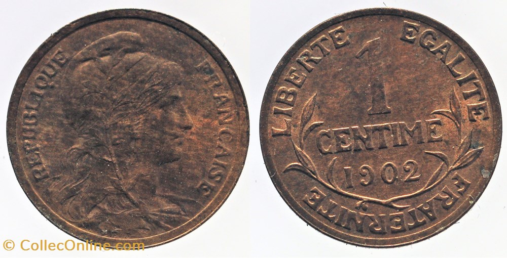 F-105 - Dupuis - 1 c. - 1902 monnaies monde france f 105 dupuis 1 c 1902