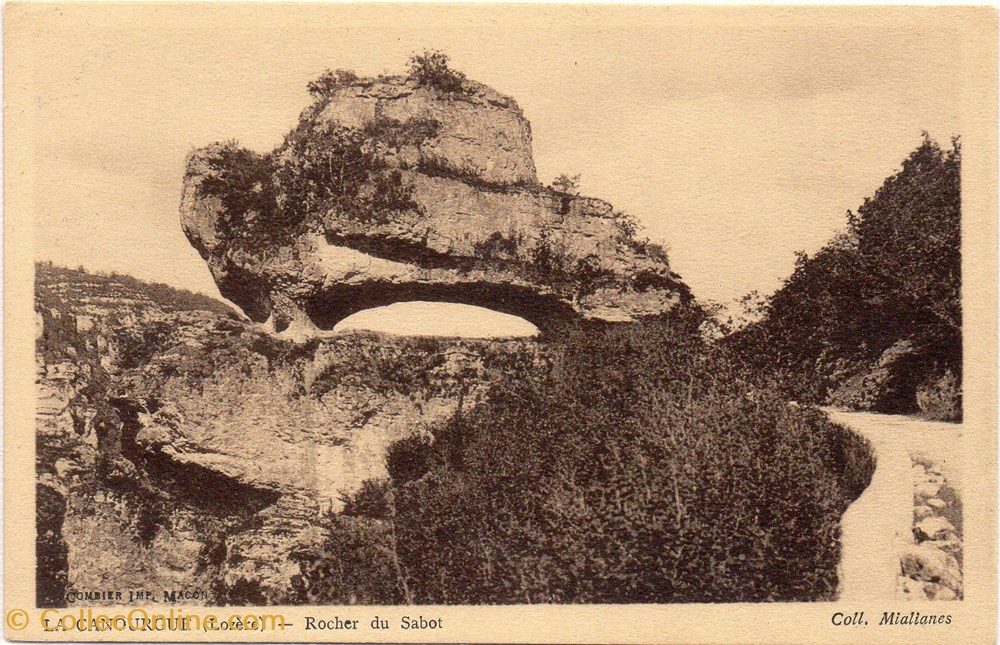 cartes postales europe france c08 rocher du sabot