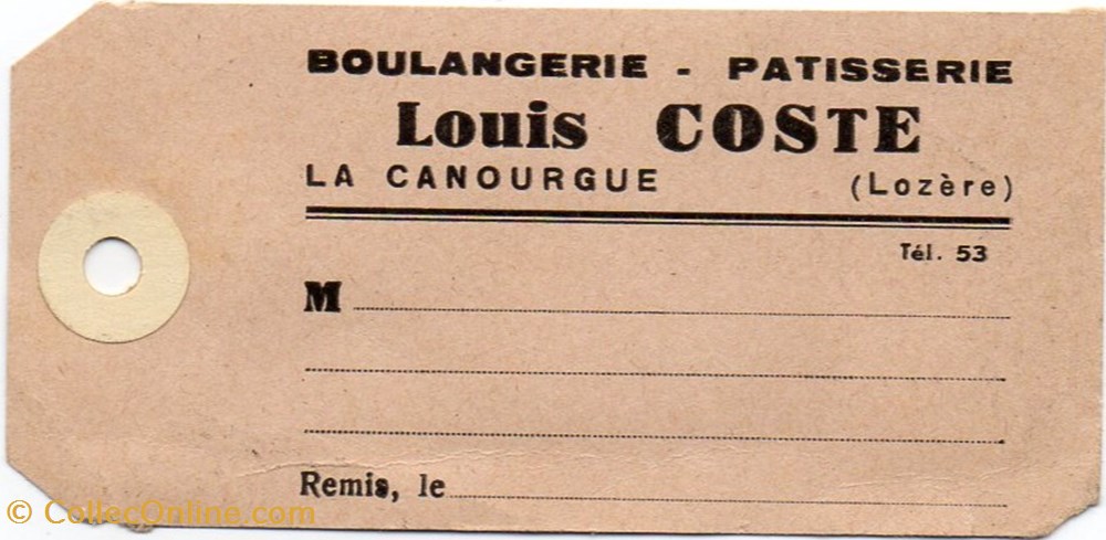 Coste Louis (vers 1960) documents anciens factures commerciaux coste louis vers 1960