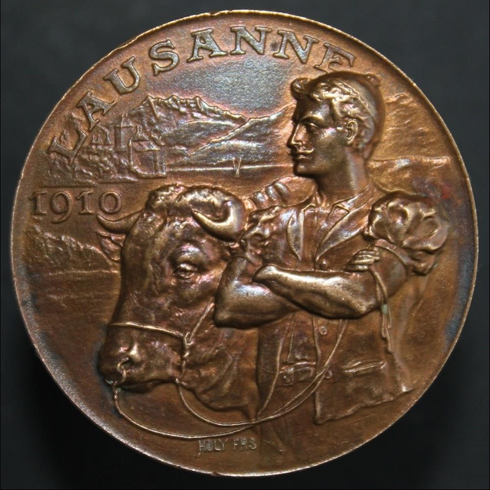 medaille exposition suisse agriculture 1910
