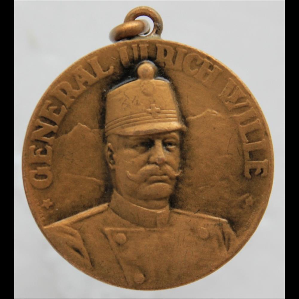 medaille suisse general ulrich wille 1914