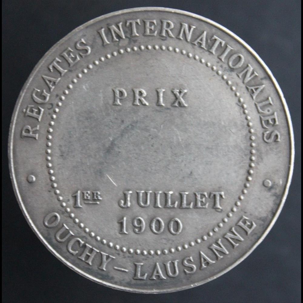 medaille suisse regates internationales ouchy lausanne 1900