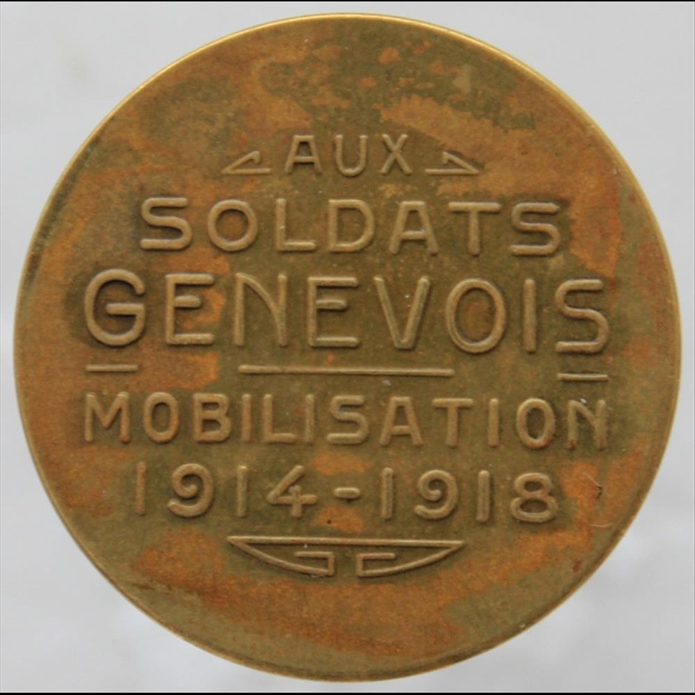 Colonel Alfred AUDEOUD (1919) medaille suisse colonel alfred audeoud 1919
