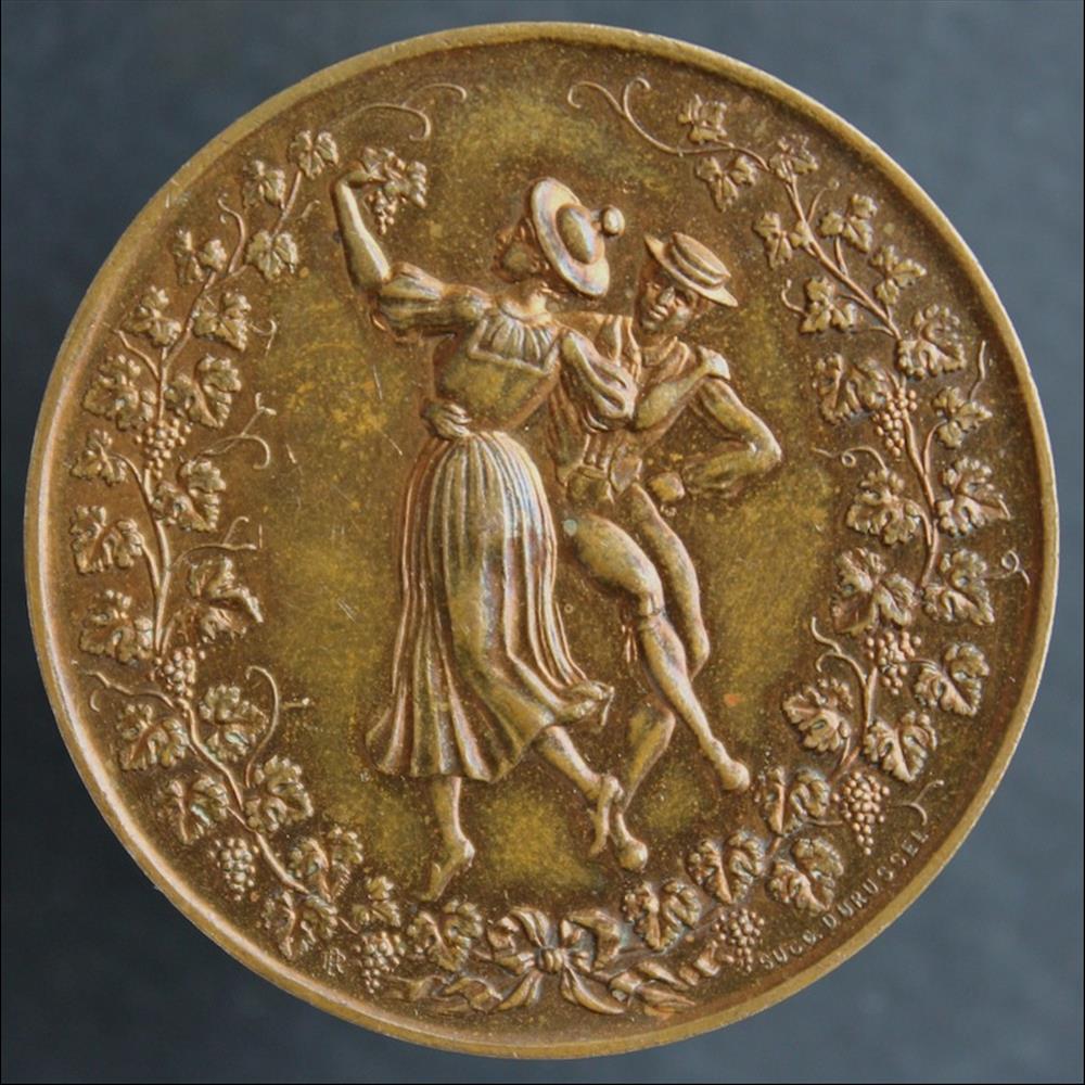 Souvenir de la Fête des Vignerons, Vevey (1889) medaille suisse souvenir de la fete des vignerons vevey 1889
