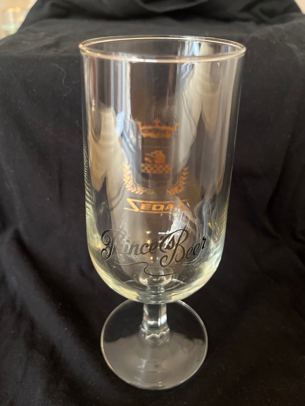 Verre à pied Sedan Prince’s Beer art de la table argenterie bistrot alimentation verres verre a pied sedan prince s beer