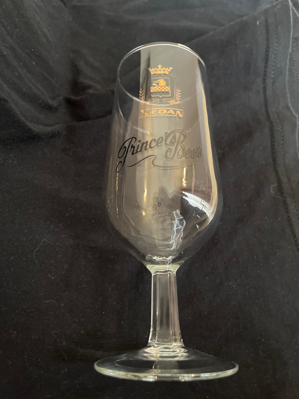 Verre à pied Sedan Prince’s Beer art de la table argenterie bistrot alimentation verres verre a pied sedan prince s beer