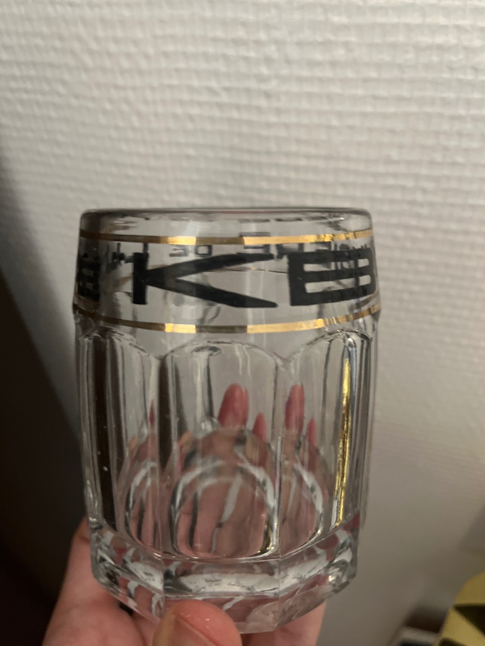 Chope Bière de Luxe KB art la table argenterie bistrot alimentation verres chope biere de luxe kb