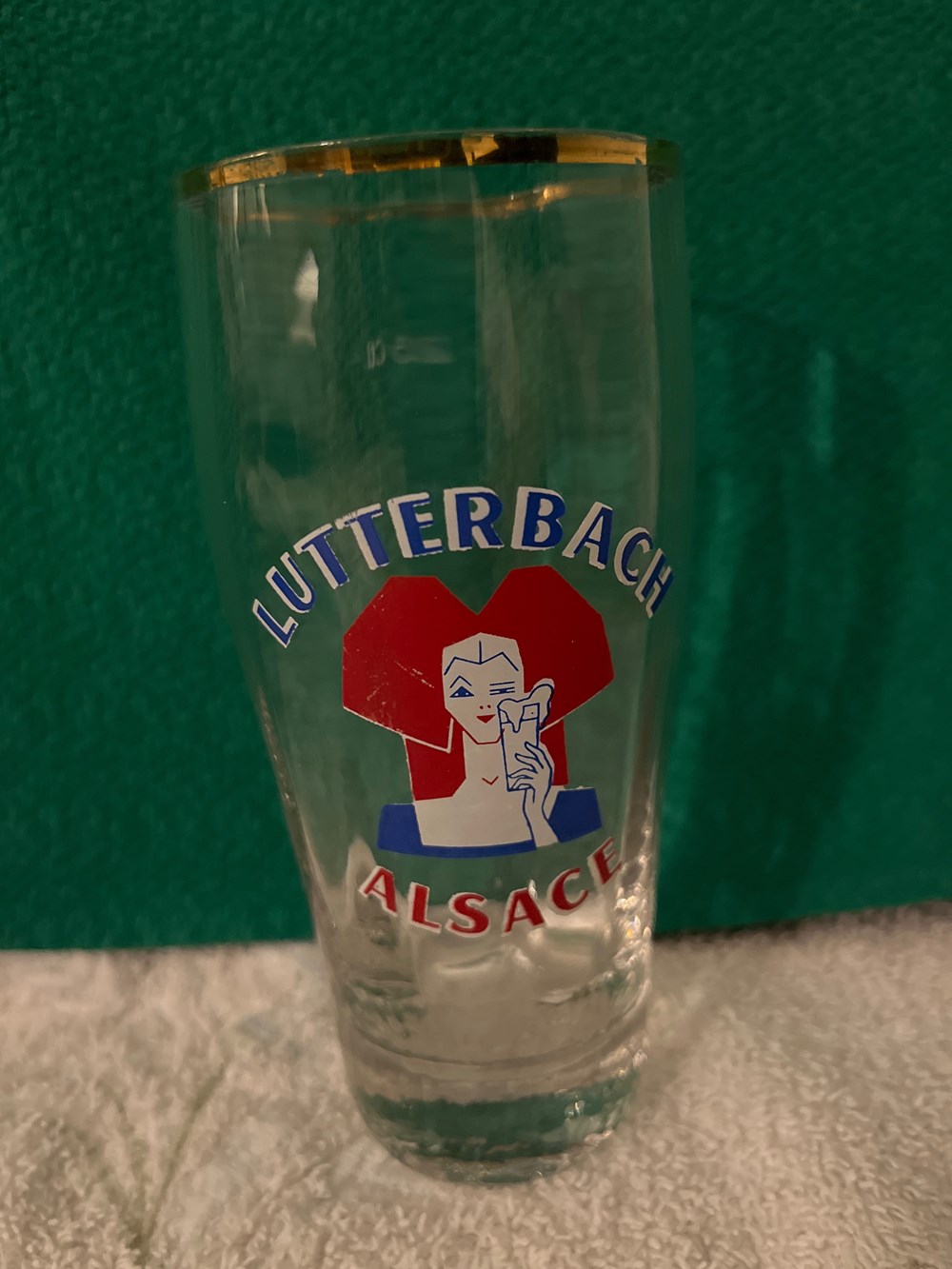 Verre Lutterbach Alsace art de la table argenterie bistrot alimentation verres verre lutterbach alsace