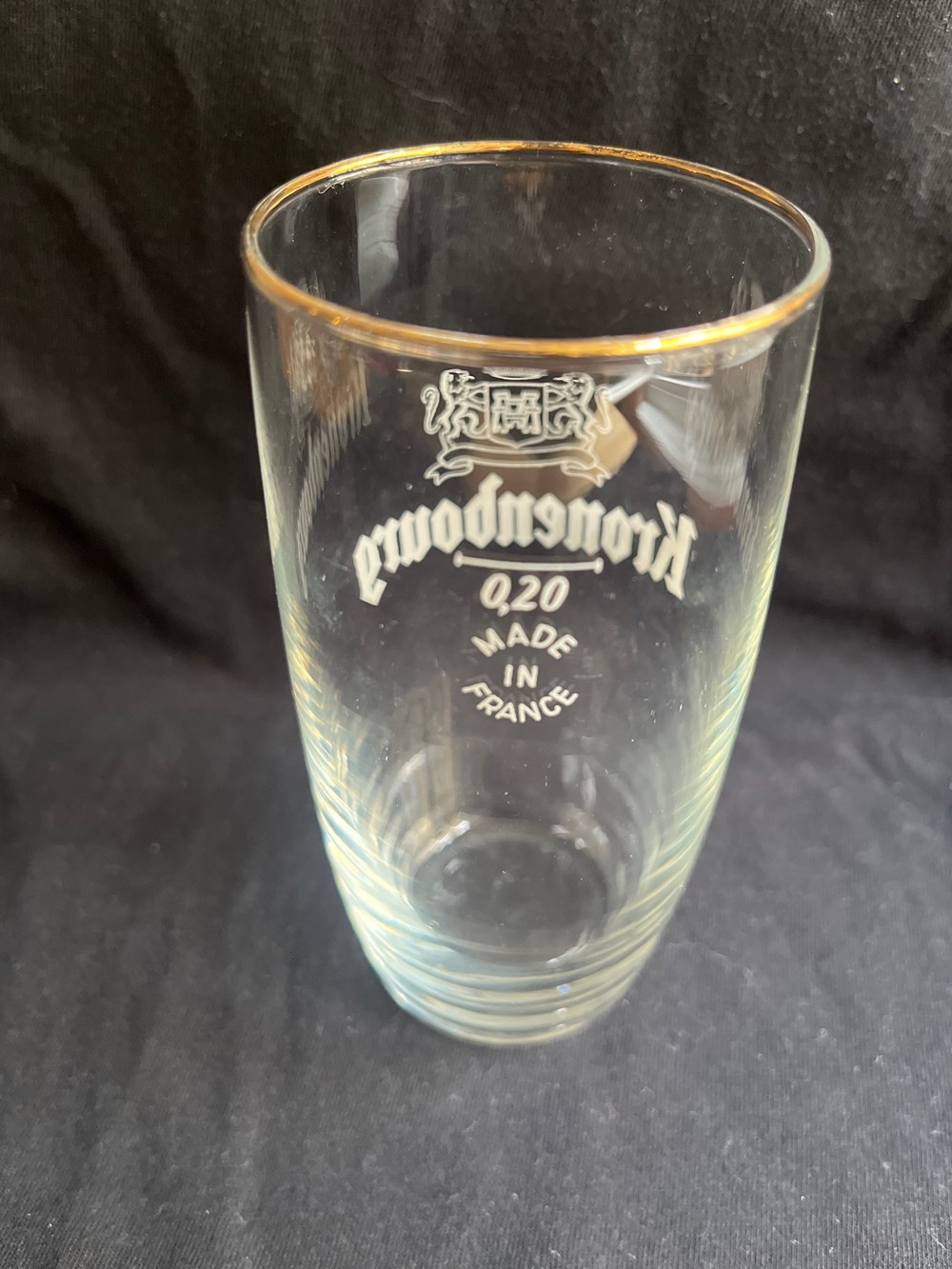 Verre Kronenbourg 20cl art de la table argenterie bistrot alimentation verres verre kronenbourg 20cl