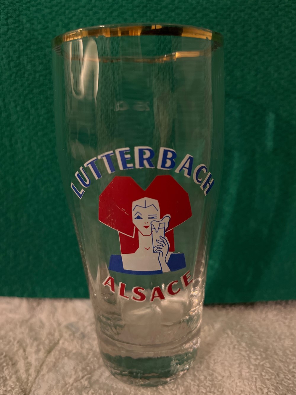 Verre Lutterbach Alsace art de la table argenterie bistrot alimentation verres verre lutterbach alsace