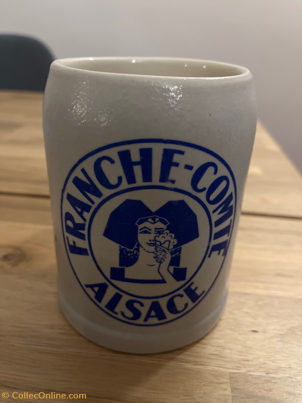 Chope grès Franche Comté Alsace art de la table argenterie bistrot alimentation verres chope gres franche comte alsace