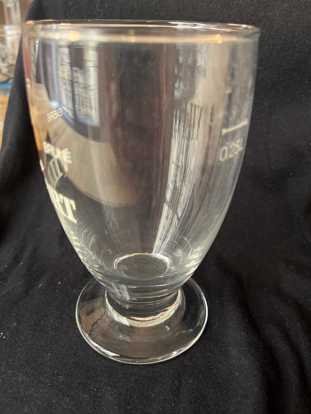 art de la table argenterie bistrot alimentation verres verre vilfort biere brune