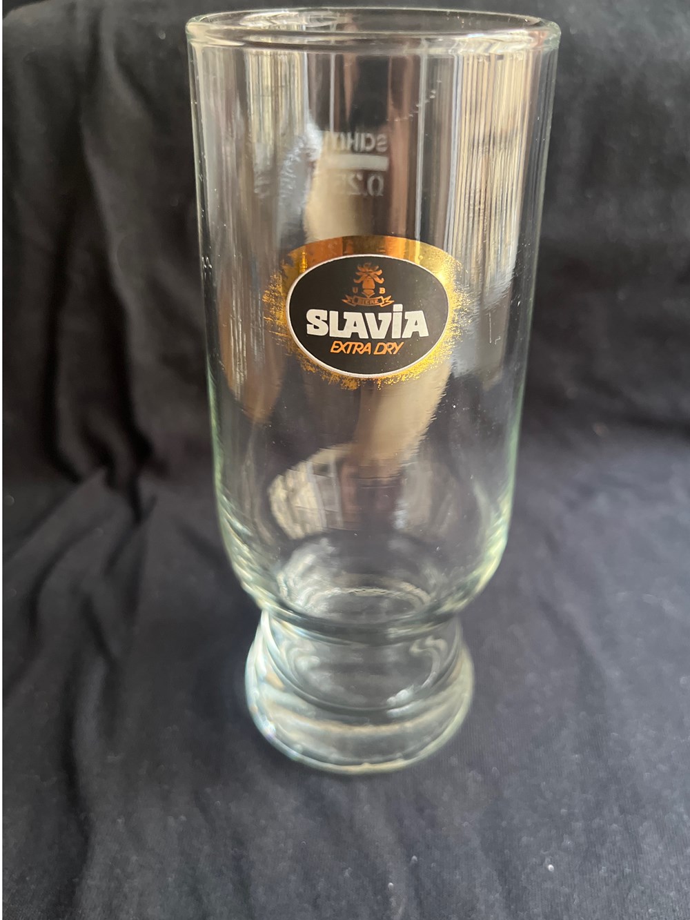 Verre Slavia Extra Dry art de table argenterie bistrot alimentation verres verre slavia extra dry