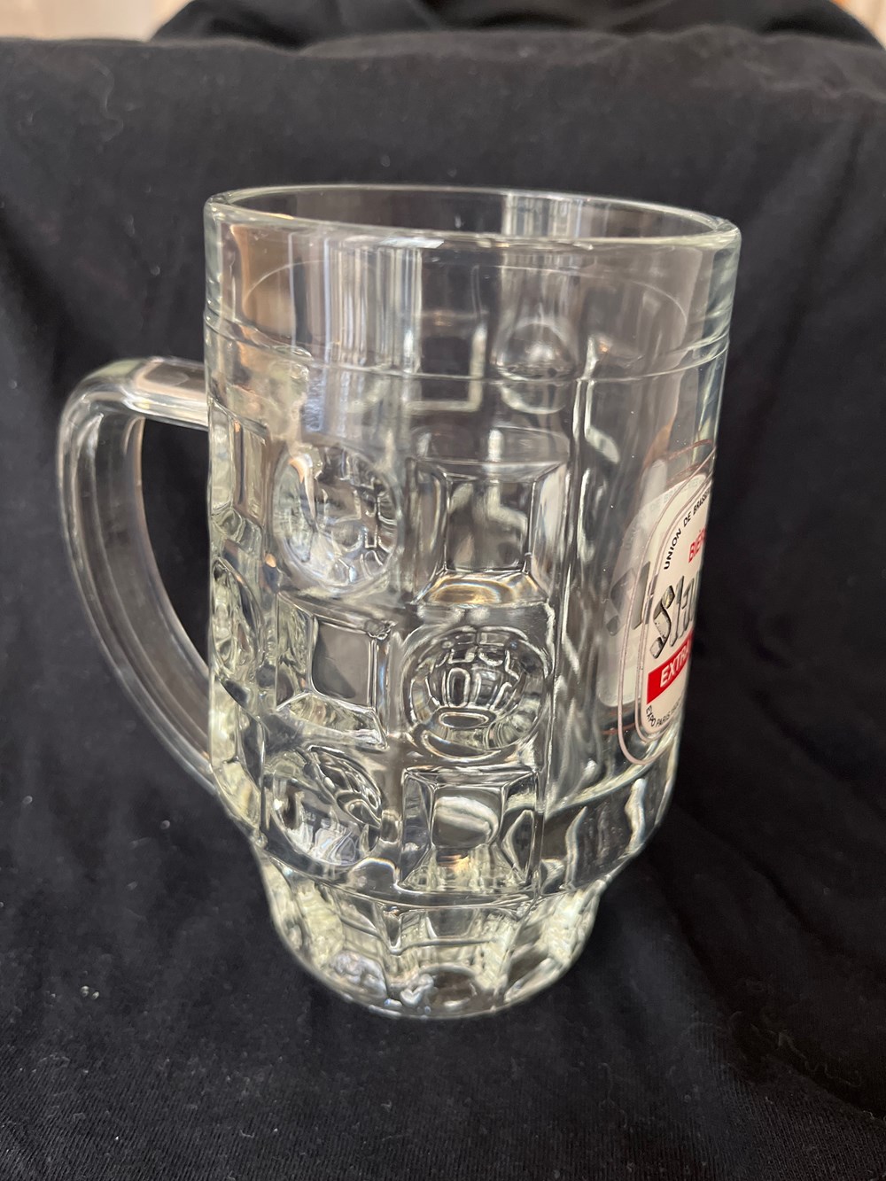 Chope Slavia Extra Dry art de table argenterie bistrot alimentation verres chope slavia extra dry