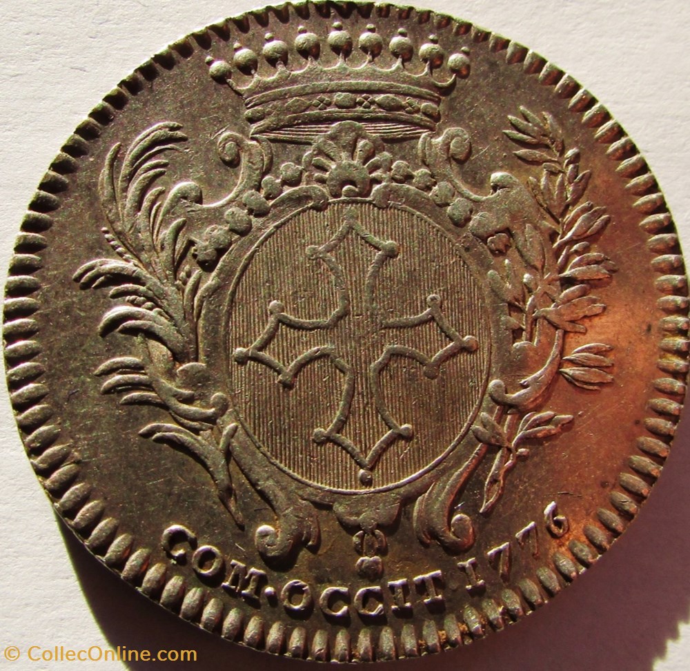 Jeton Louis XVI - GP712A - Etats du Languedoc monnaie mereaux jeton louis xvi gp712a etats du languedoc