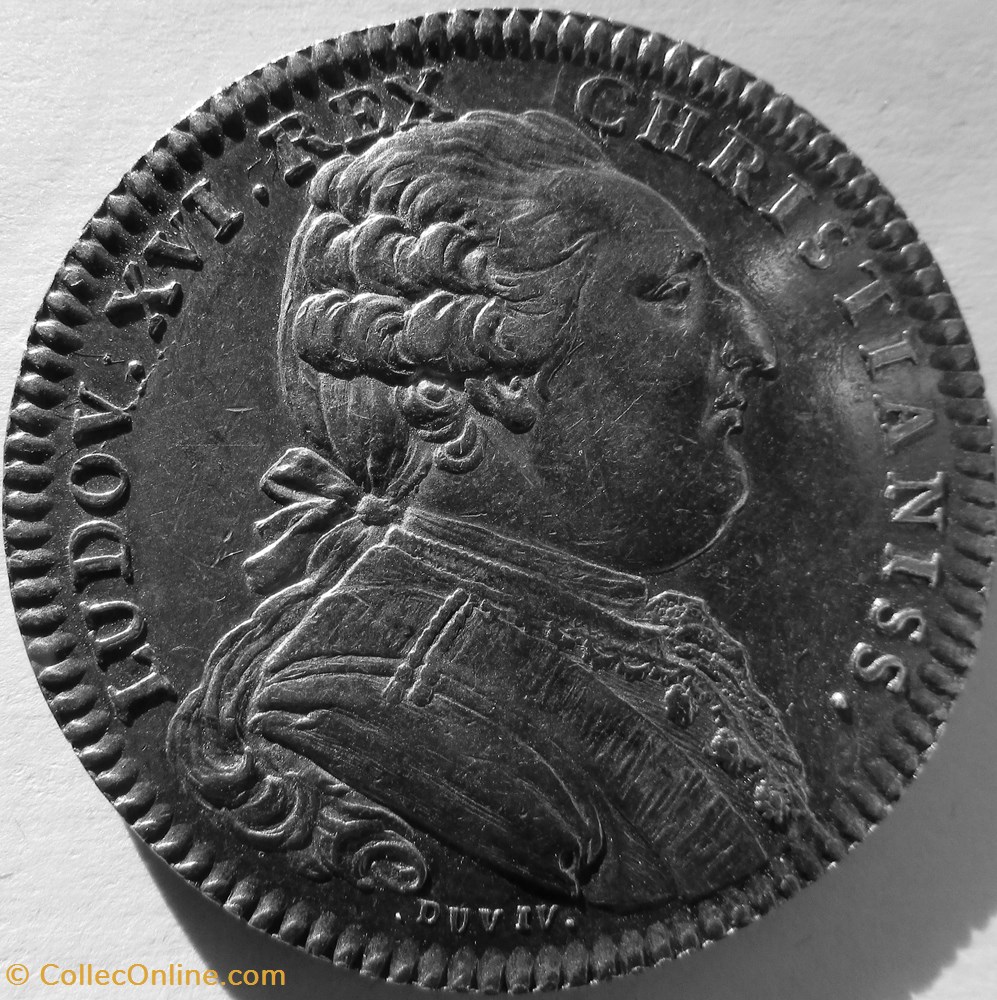 Jeton Louis XVI - GP744L - Etats de Bourgogne monnaies jetons mereaux jeton louis xvi gp744l etats de bourgogne