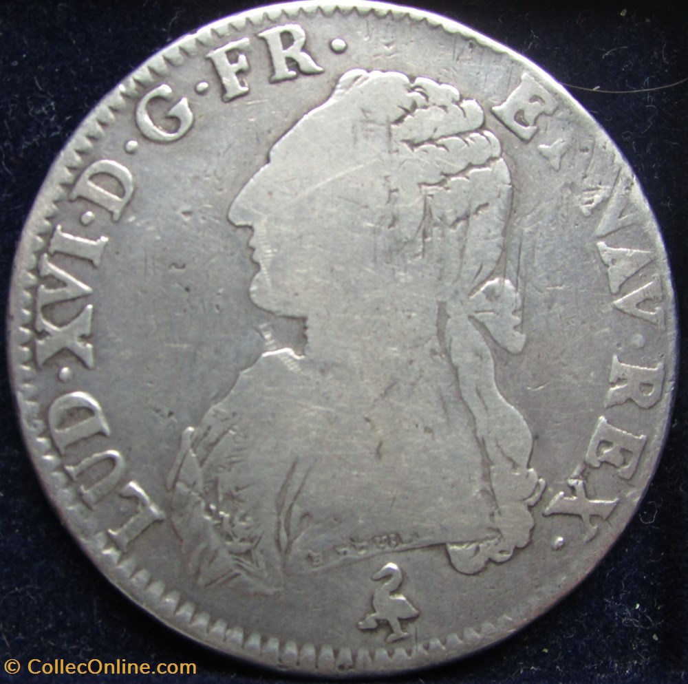 Ecu Louis XVI 1785 A Paris - 1er semestre monnaie france royale ecu louis xvi 1785 a paris 1er semestre