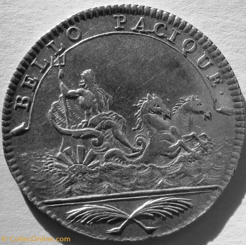 Jeton Louis XVI - GP744B - Colonies Françaises d'Amérique monnaies jetons mereaux jeton louis xvi gp744b colonies francaises amerique