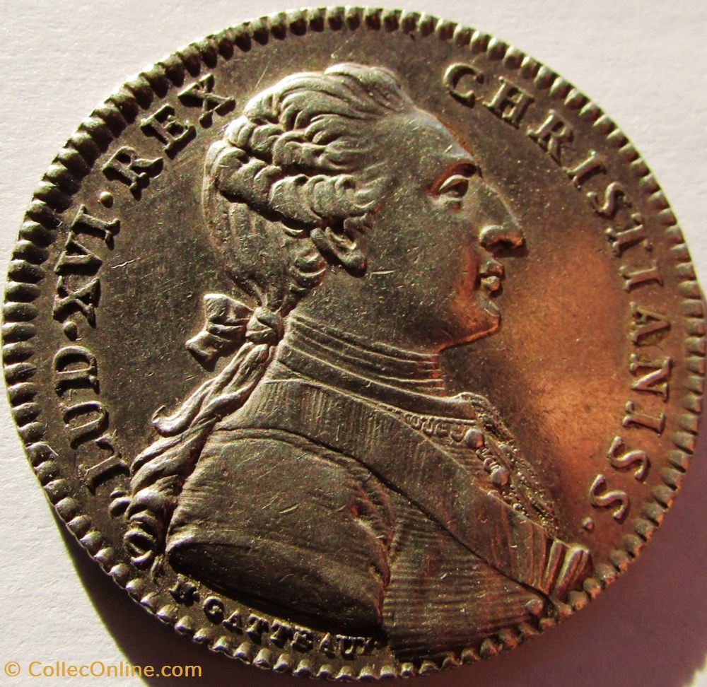 Jeton Louis XVI - GP712A - Etats du Languedoc monnaie mereaux jeton louis xvi gp712a etats du languedoc