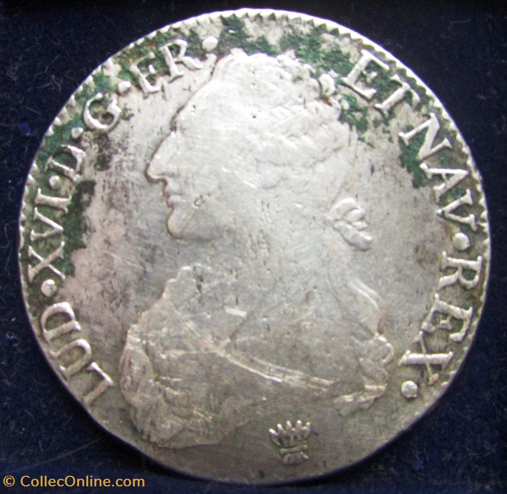 Ecu Louis XVI 1778 I Limoges monnaie france a royale ecu louis xvi 1778 i limoges