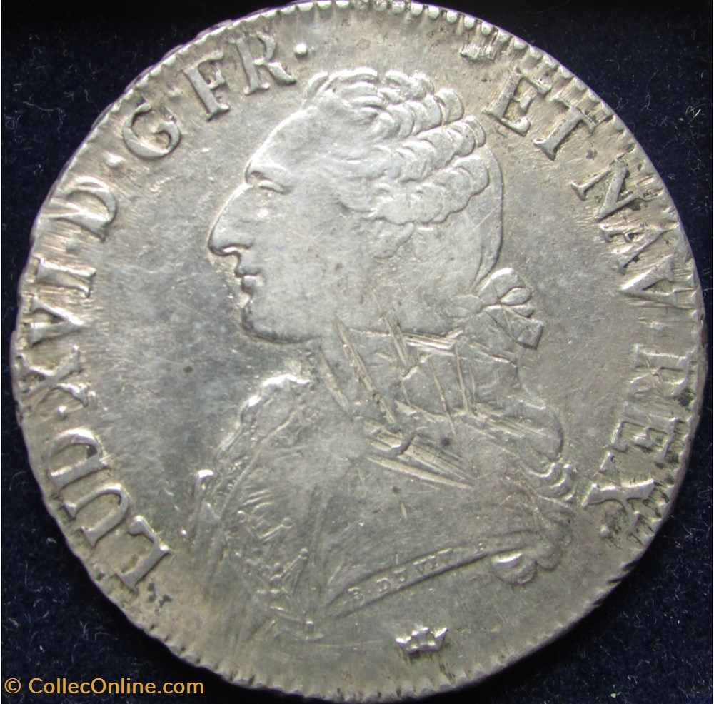 monnaie france a royale ecu louis xvi 1786 m toulouse