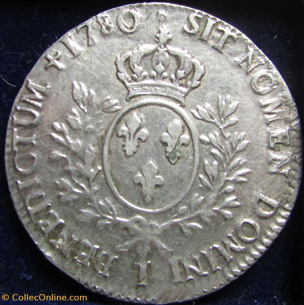 monnaie france a royale ecu louis xvi 1780 i limoges