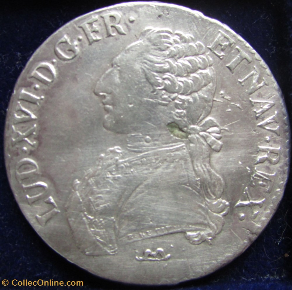 Ecu Louis XVI 1780 N Montpellier monnaie france a royale ecu louis xvi 1780 n montpellier