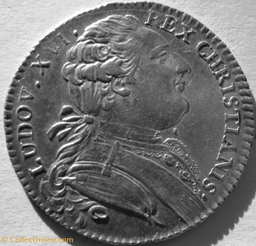 Jeton Louis XVI - GP744B - Colonies Françaises d'Amérique monnaies jetons mereaux jeton louis xvi gp744b colonies francaises amerique