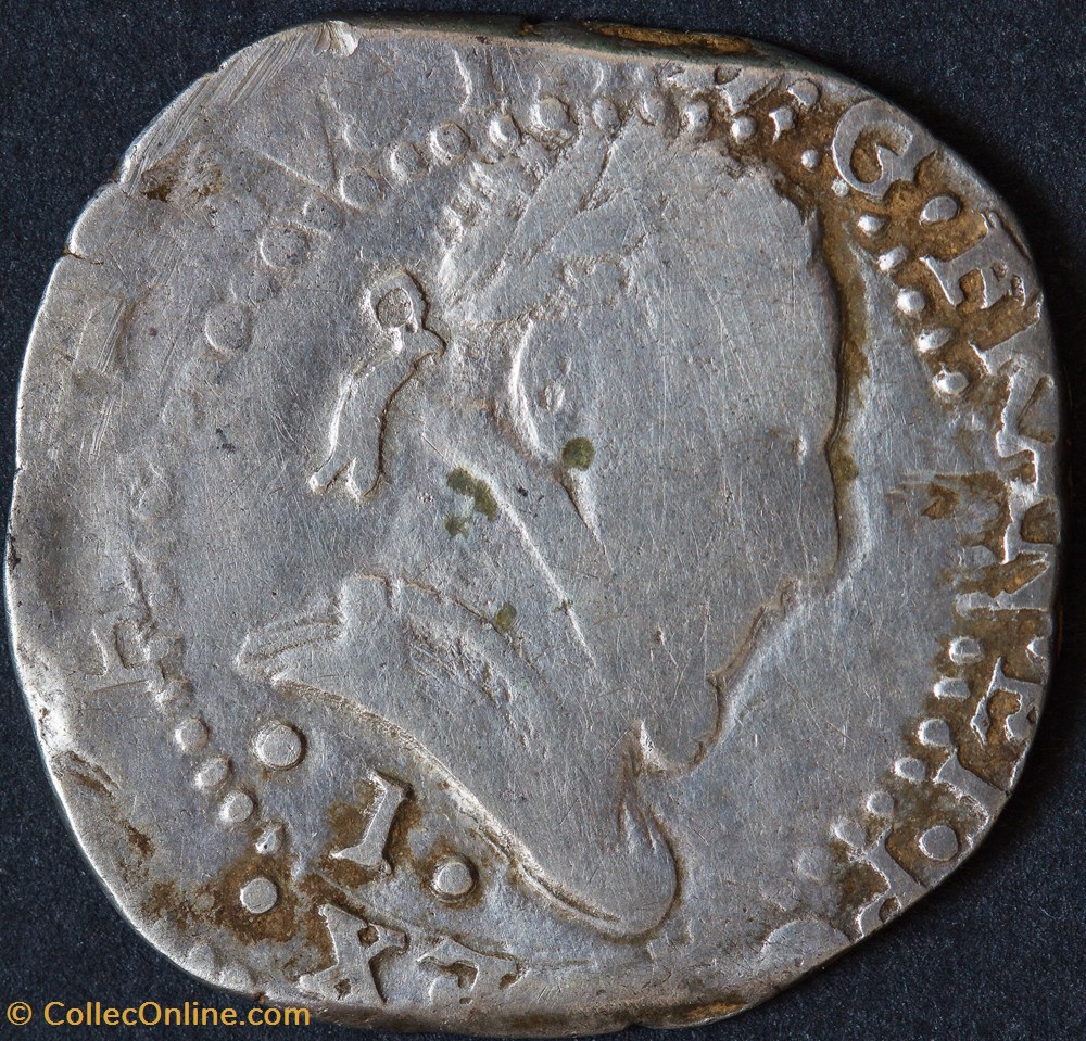 Henri III - 1/2 Franc au col plat - 1583 - Limoges monnaies france royales henri iii 1 2 franc au col plat 1583 limoges