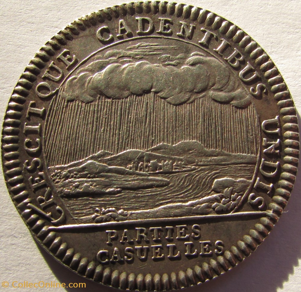 Jeton Louis XVI - GP 700A - Parties Casuelles - nd monnaie mereaux jeton louis xvi gp 700a parties casuelles nd