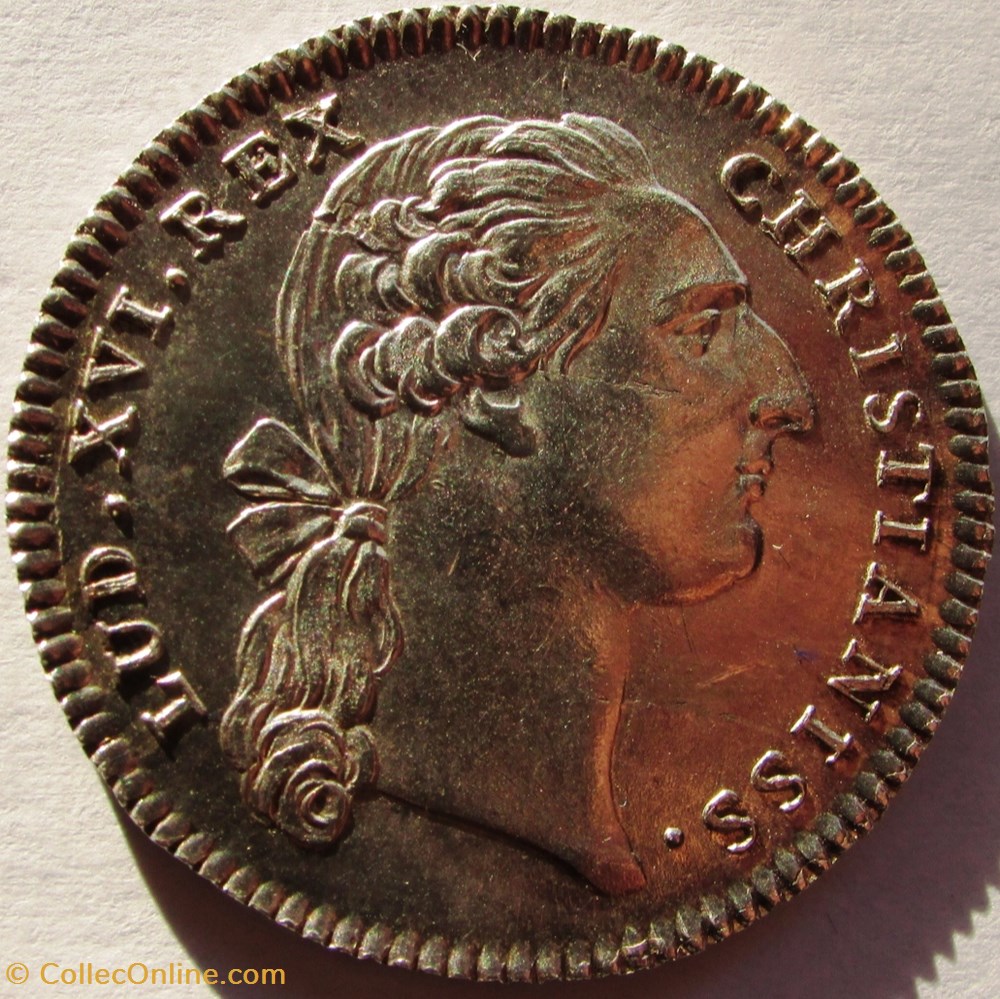 Jeton Louis XVI - GP714G - Notaires royaux de Chartres monnaie mereaux jeton louis xvi gp714g notaires royaux de chartres