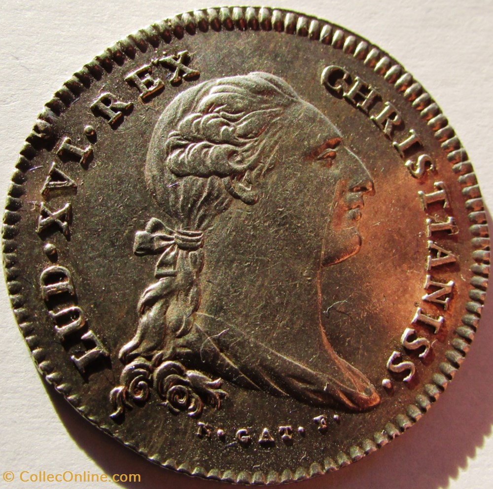 Jeton Louis XVI - GP710A - Secrétaires du Roi monnaie mereaux jeton louis xvi gp710a secretaires du roi