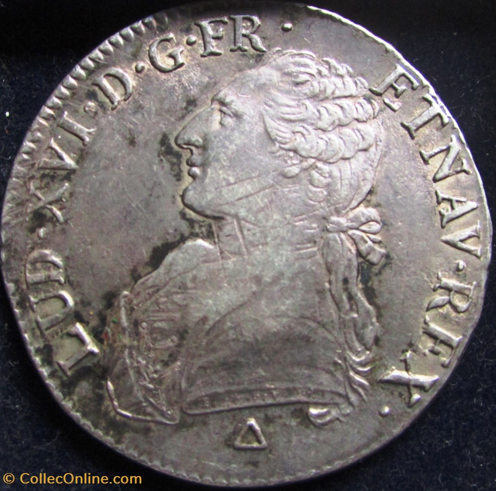 monnaie france royale ecu louis xvi 1789 r orleans
