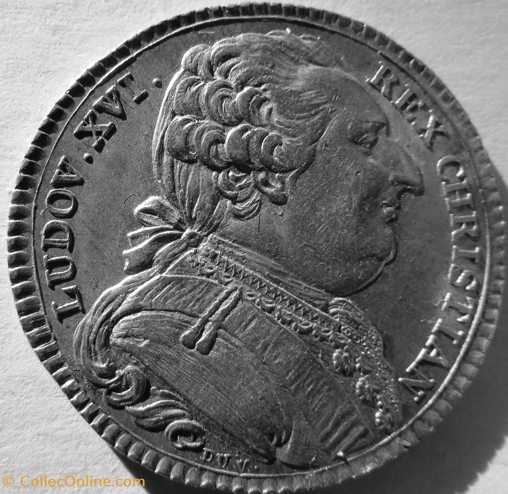 Jeton Louis XVI - GP744F - Etats de Bretagne monnaies jetons mereaux jeton louis xvi gp744f etats de bretagne