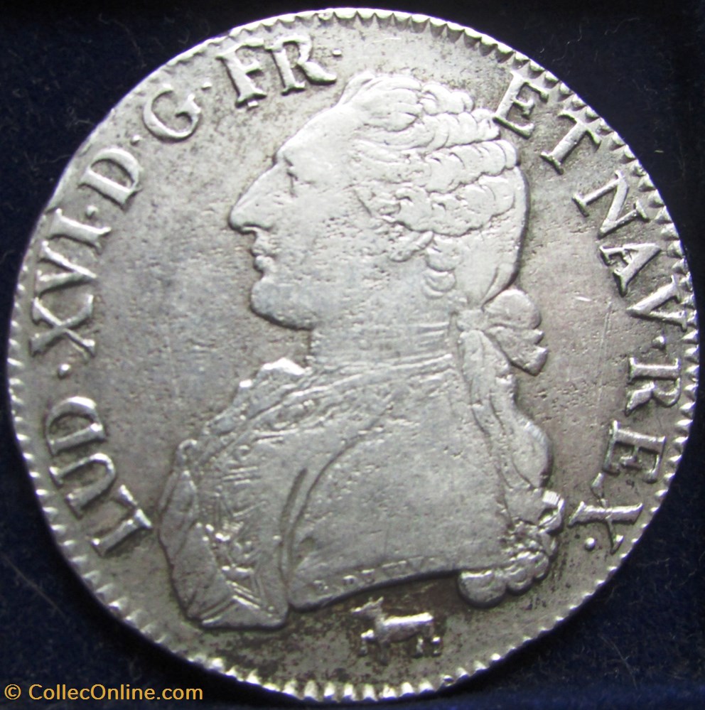 monnaie france royale ecu louis xvi 1780 r orleans