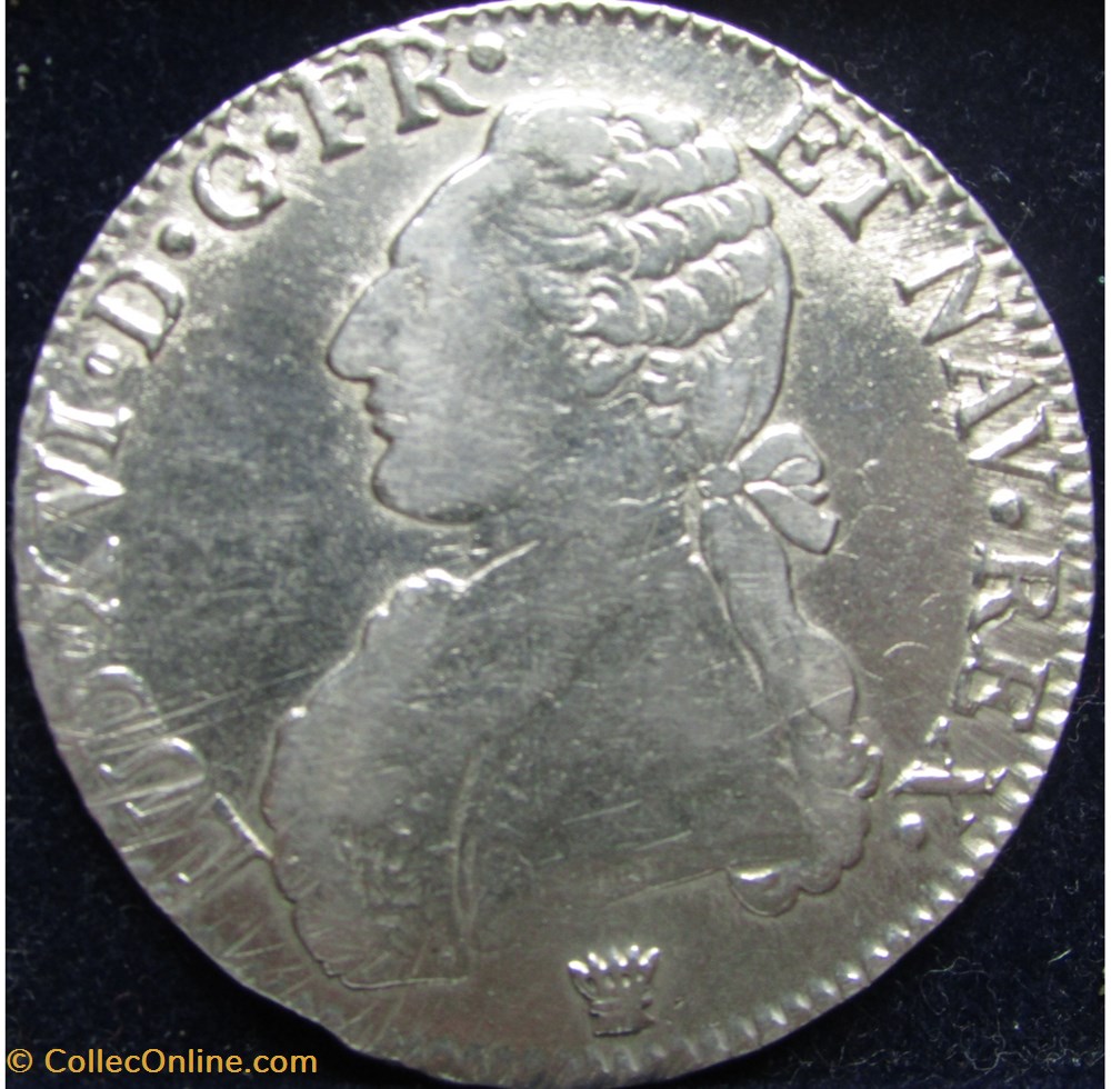 Ecu Louis XVI 1785 I Limoges monnaie france a royale ecu louis xvi 1785 i limoges