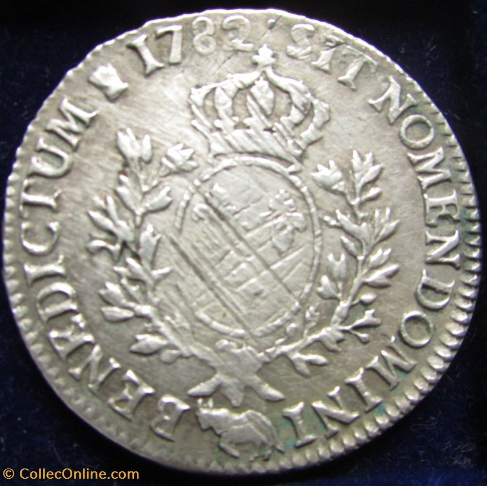 monnaie france royale ecu louis xvi 1782 vachette pau