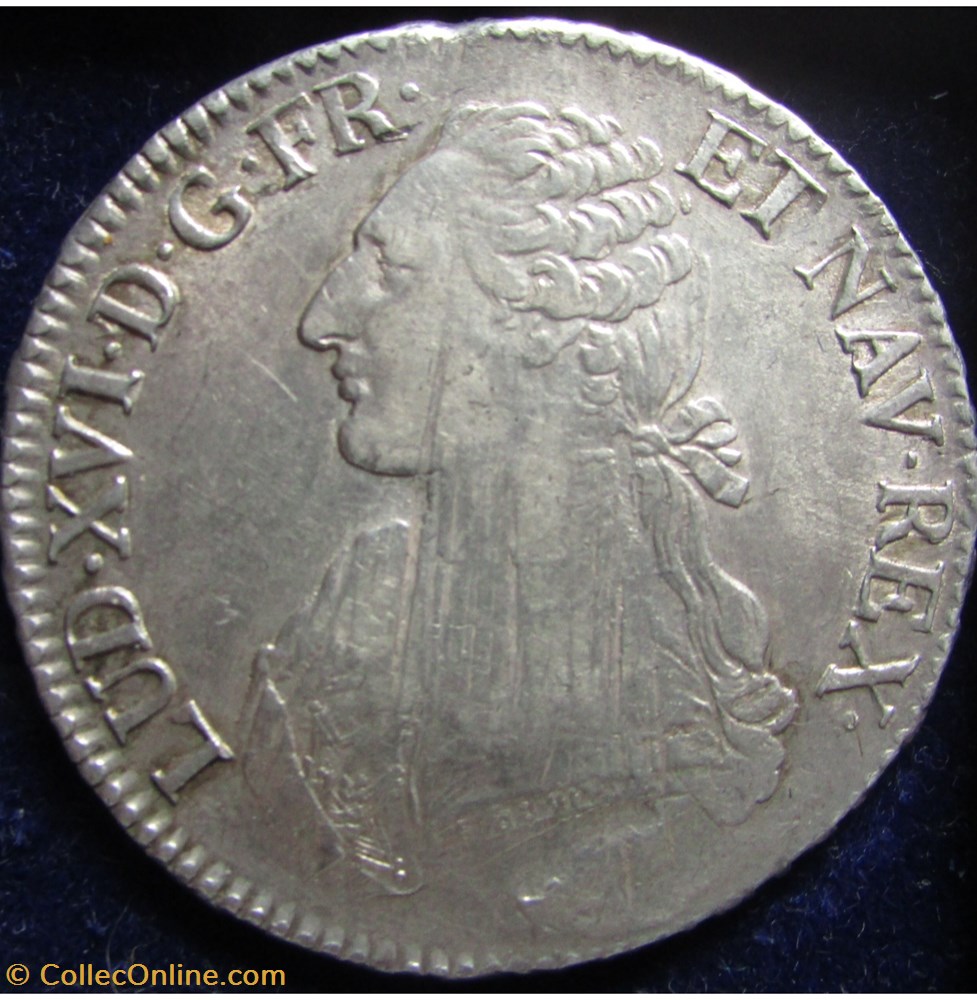 Ecu Louis XVI 1781 M Toulouse monnaie france a royale ecu louis xvi 1781 m toulouse