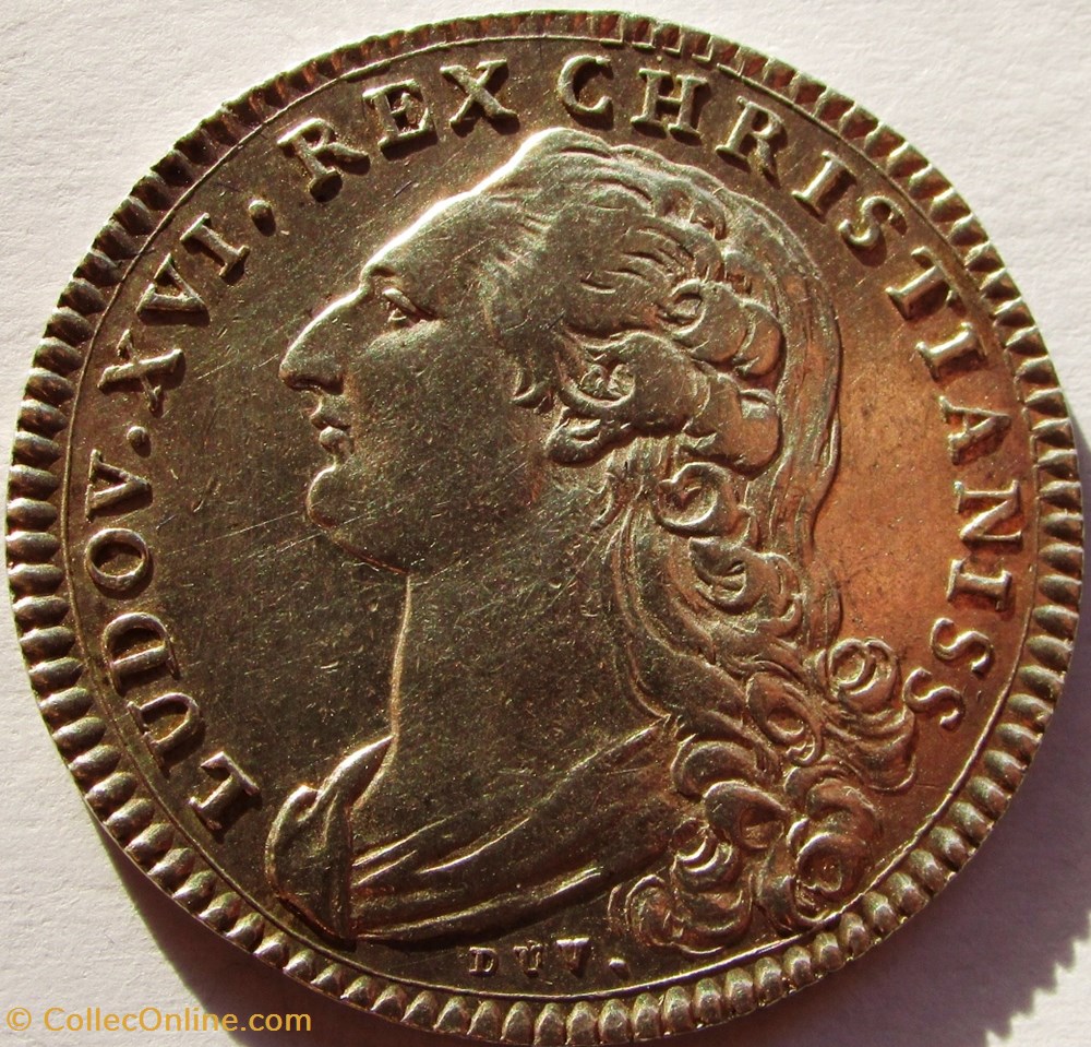 Jeton Louis XVI - GP716C - Etats de Bretagne monnaie mereaux jeton louis xvi gp716c etats de bretagne