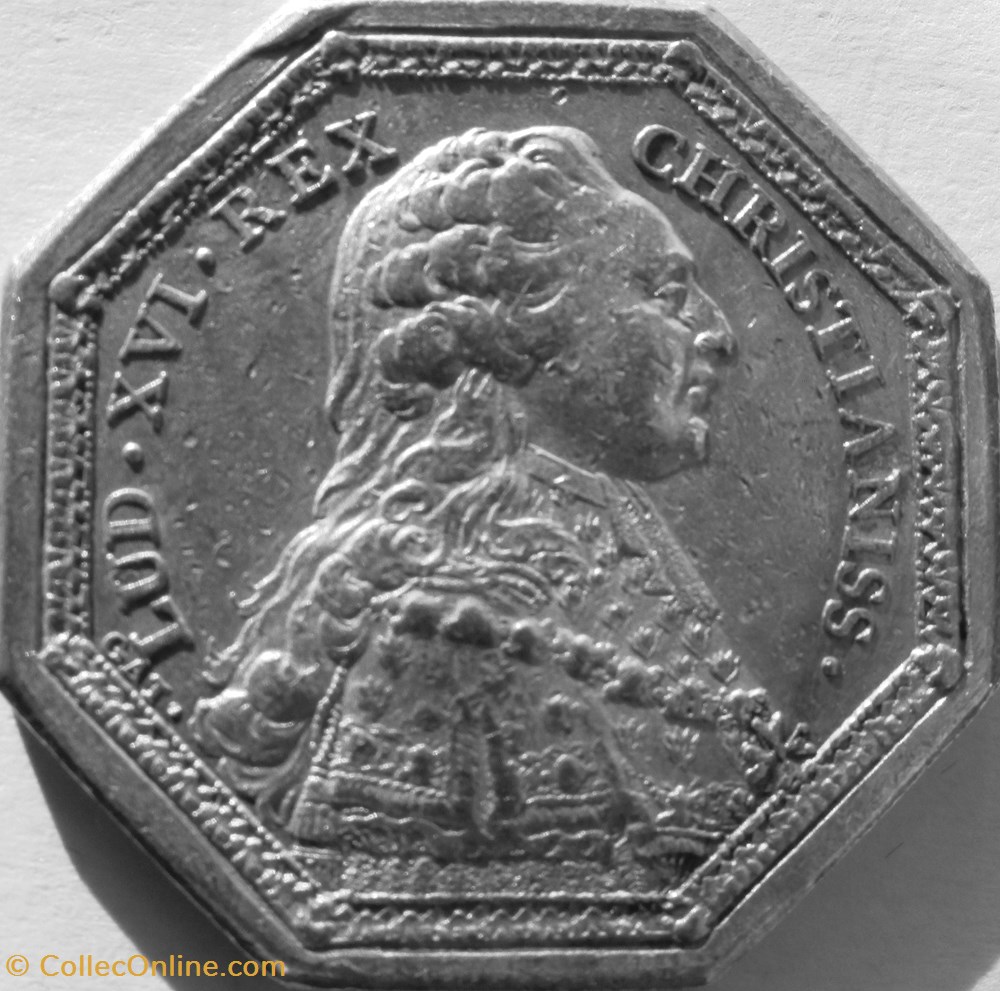 monnaie mereaux jeton louis xvi gp720a ordre du saint esprit