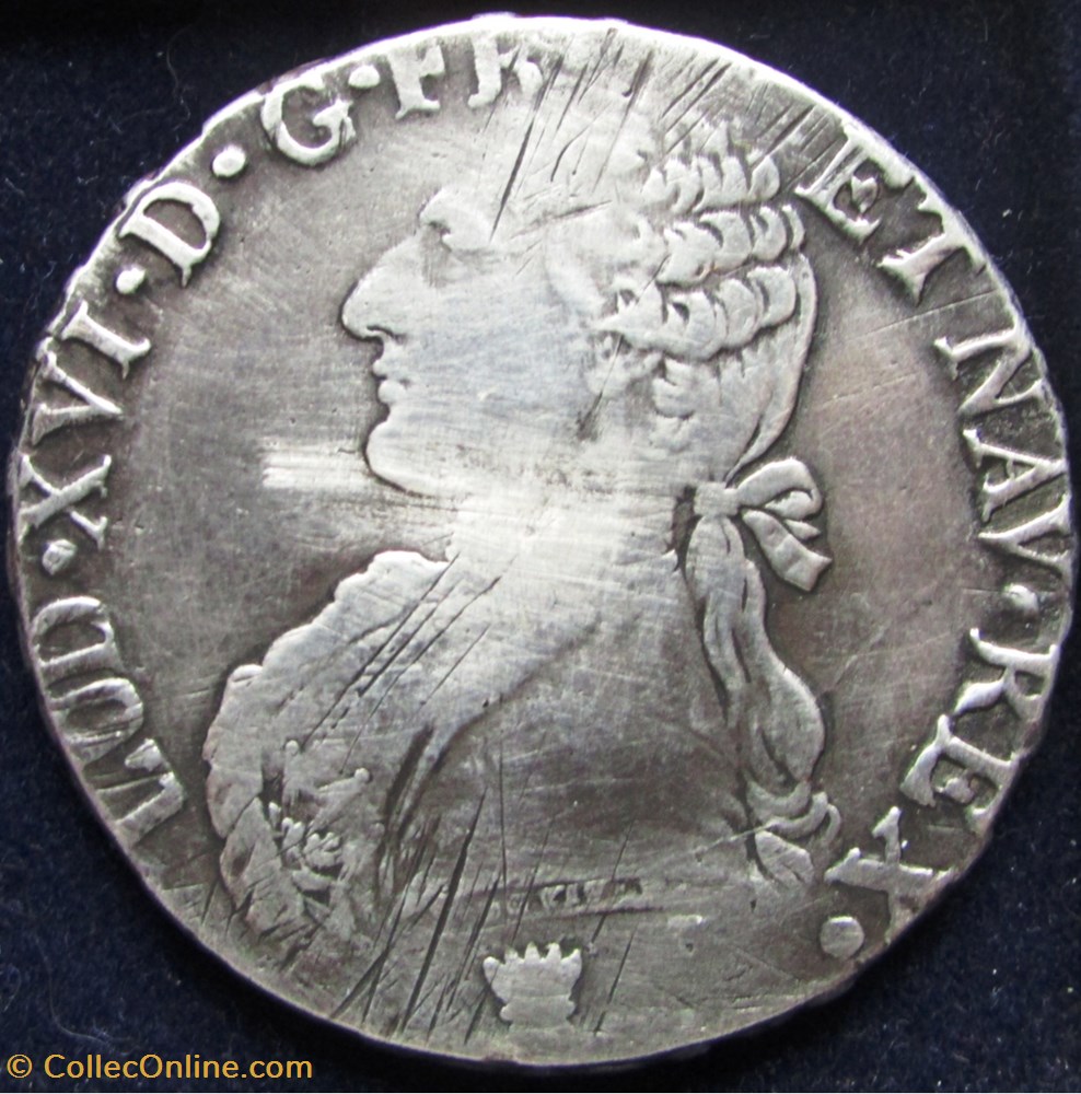 Ecu Louis XVI 1787 I Limoges monnaie france a royale ecu louis xvi 1787 i limoges