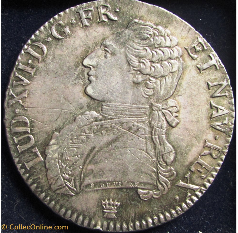 Ecu Louis XVI 1788 I Limoges monnaie france a royale ecu louis xvi 1788 i limoges