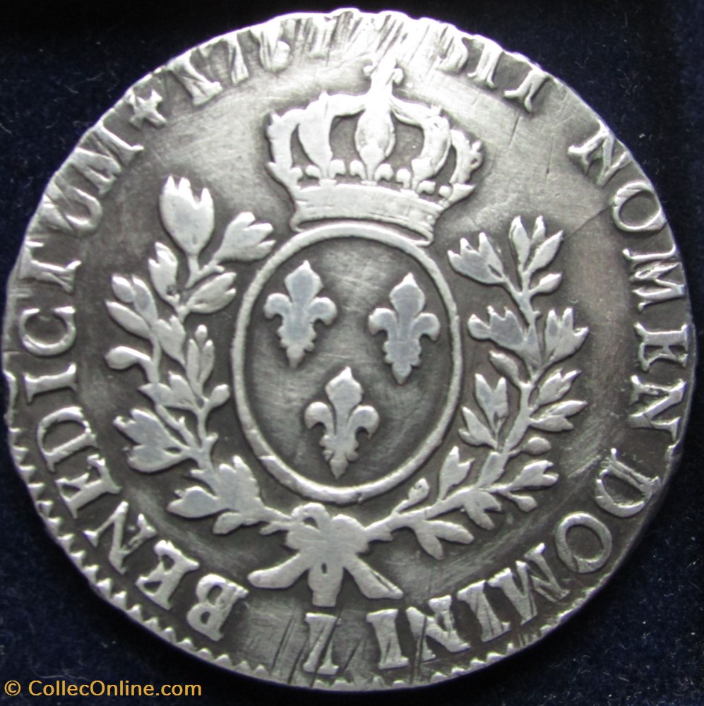 Ecu Louis XVI 1787 I Limoges monnaie france a royale ecu louis xvi 1787 i limoges