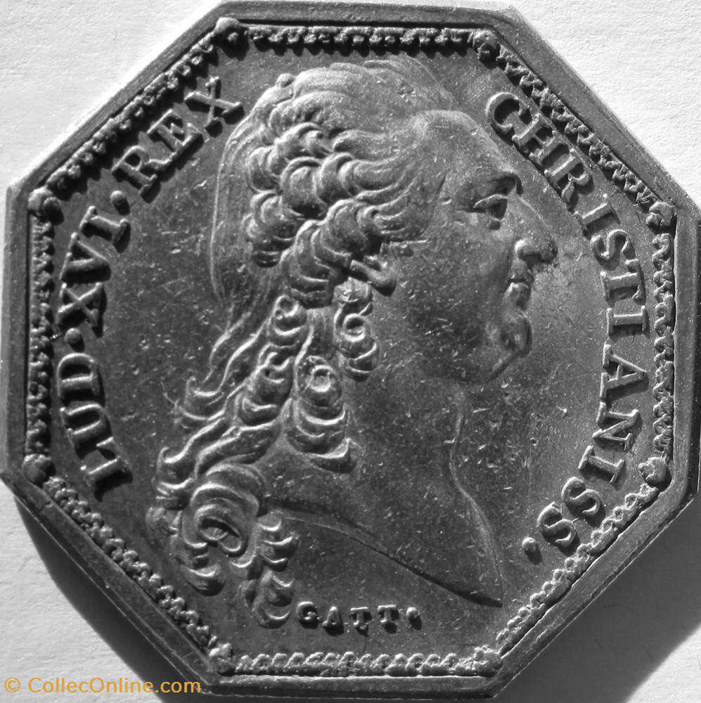 Jeton Louis XVI - GP742B - Jeux du Roi monnaies jetons mereaux jeton louis xvi gp742b jeux du roi