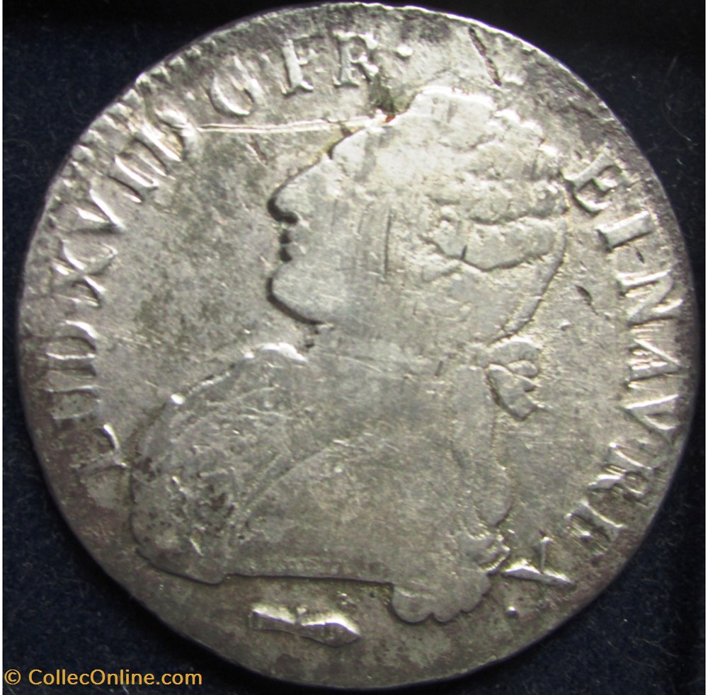 Ecu Louis XVI 1785 Q Perpignan monnaie france royale ecu louis xvi 1785 q perpignan