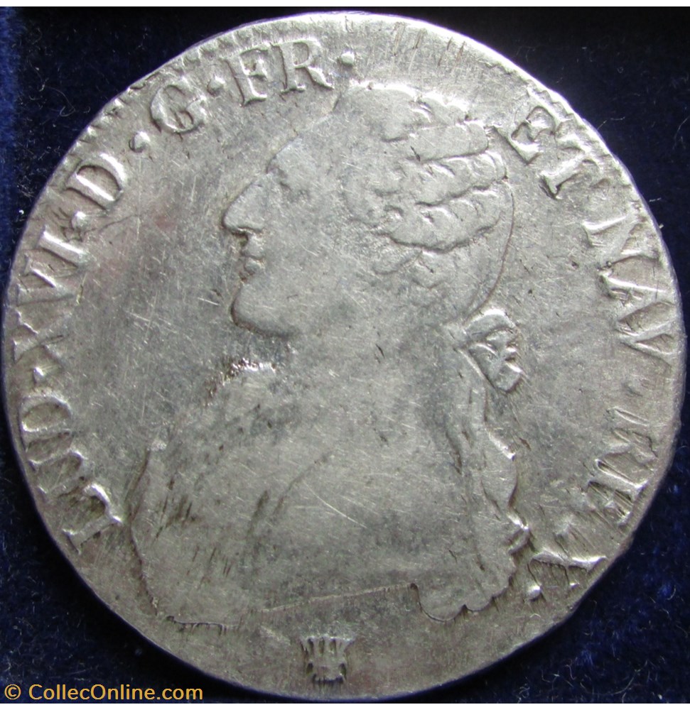 monnaie france a royale ecu louis xvi 1780 i limoges