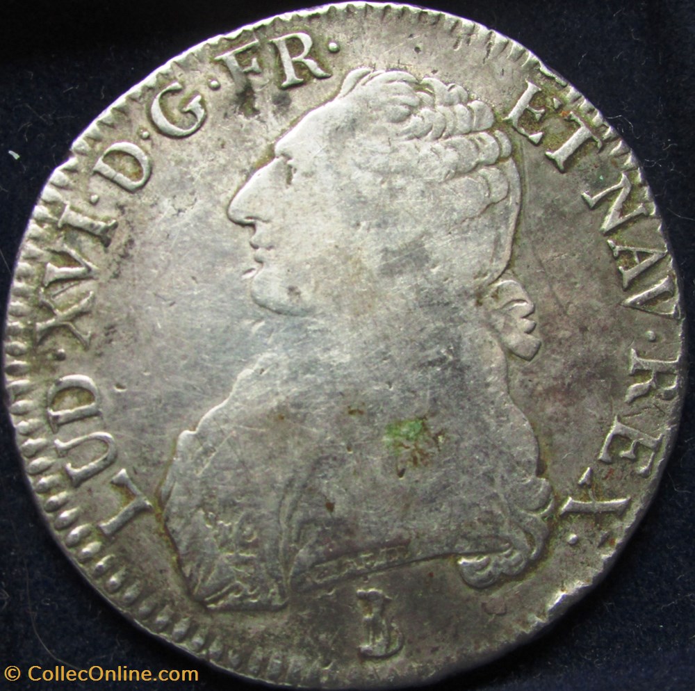 monnaie france royale ecu louis xvi 1787 t nantes